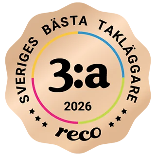 Sveriges 3:e bästa takläggare